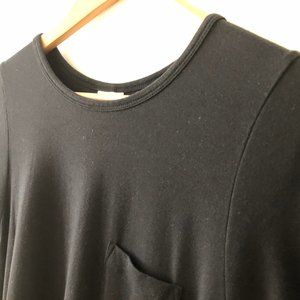 LuLaRoe Carly Dress Solid Black - XS
